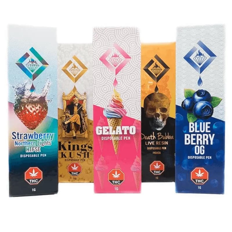 Diamond Concentrates 1g Disposable THC Vape - Mohawk Medibles