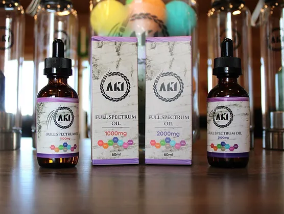 AKI Wellness – Full Spectrum CBD Oil 60ML *SALE* - Mohawk Medibles
