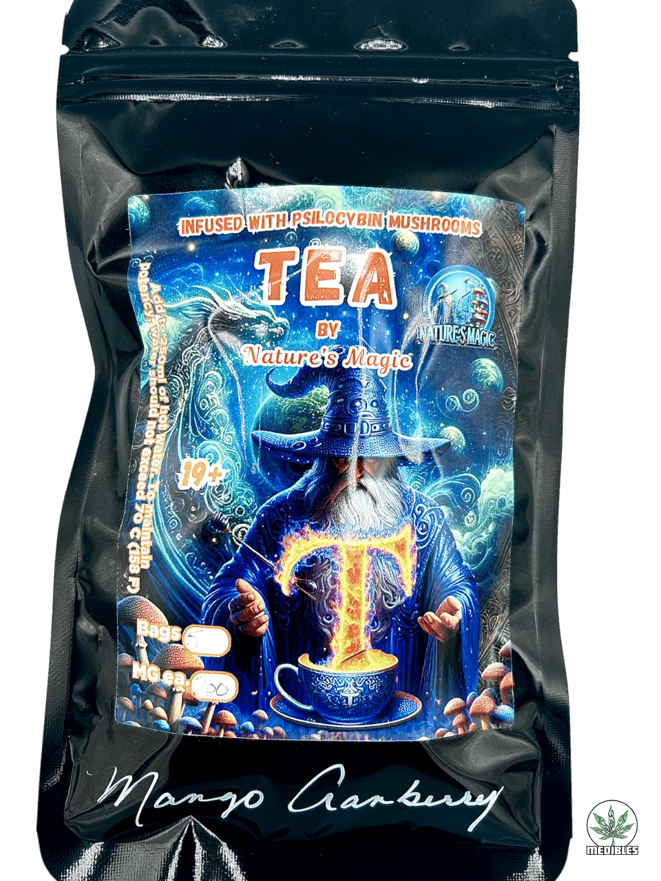 Natures Magic Mango Cranberry Psilocybin Tea - Mohawk Medibles