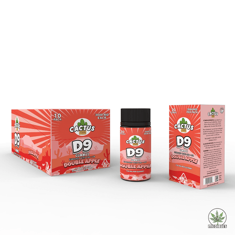 Cactus Labs D9 THC Gummies - Mohawk Medibles