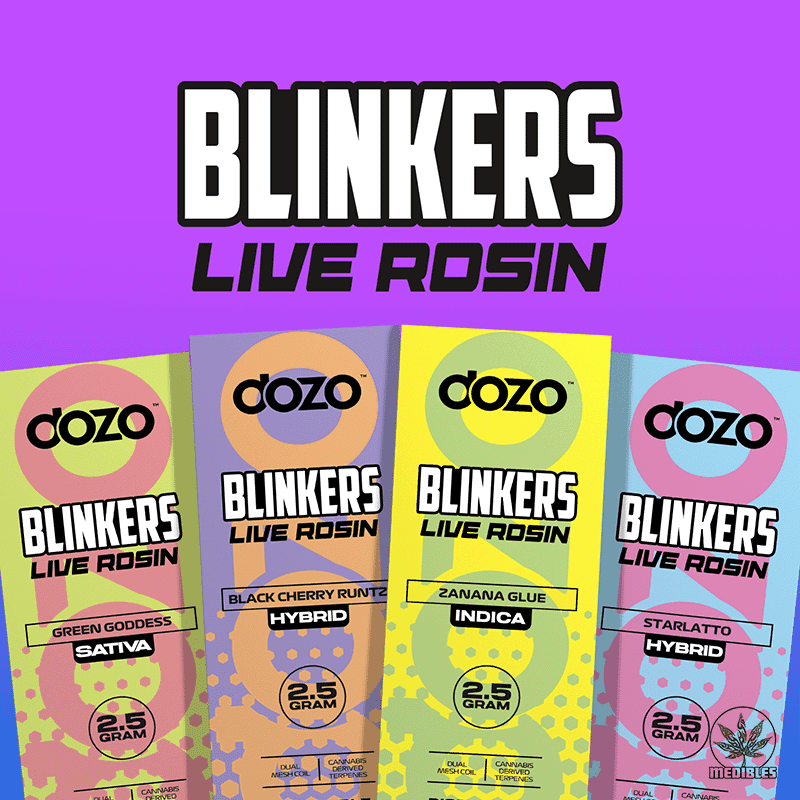 Dozo – Blinkers Live Rosin Vape 2.5g - Mohawk Medibles