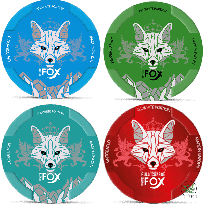 White Fox 15mg Nicotine Pouches - Mohawk Medibles