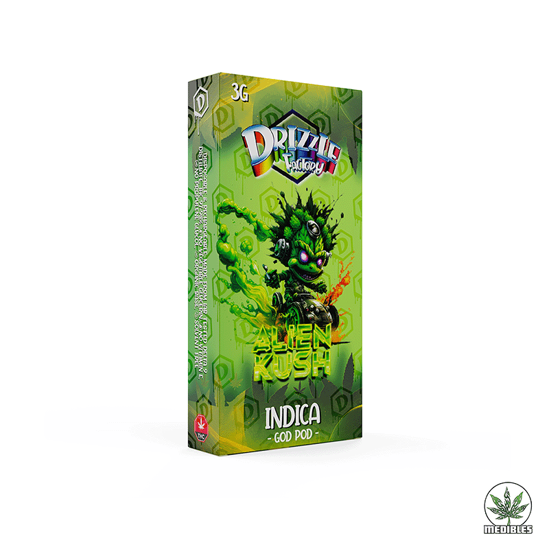 Vapes — Drizzle Factory THC God Pod Vape 3G Pen - Mohawk Medibles